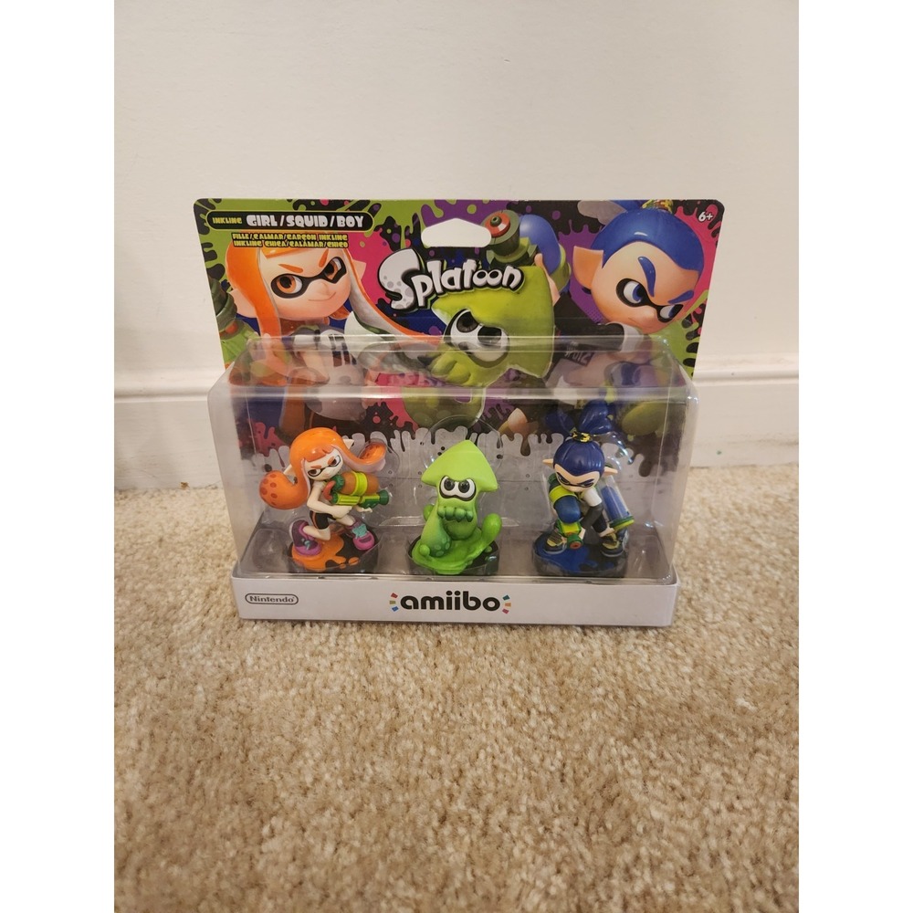 Splatoon : Inkling Girl & Boy & Squid Amiibo - 3-Pack [Nintendo Wii U, Switch]
